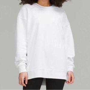 White Lululemon Graphic Crew *first release